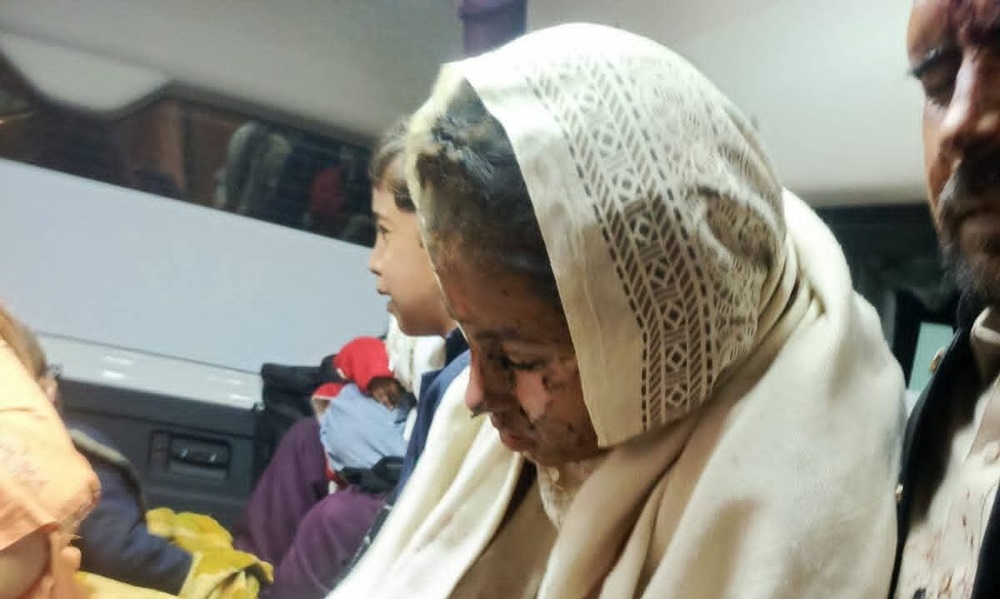 حادثے میں زخمی خاتون