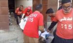 پولیس اور تحقیقاتی ادارے گلشن حدید میں واقع گھر سے شواہد اکٹھے کرتے ہوئے