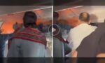 طیارے میں پاور بینک میں آگ لگنے کے واقعے کے بعد کی عکاسی کرتی علامتی تصویر۔