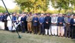 ریس کورس گراؤنڈ راولپنڈی میں جنرل (ر) عبدالوحید کاکڑکی نماز جنازہ ادا کی جا رہی ہے