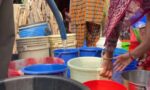 کولکتہ کی جیوتی نگر کالونی جہاں پانی کی فراہمی معطل ہے۔