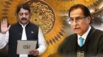 اقبال چنڑ حلف لے رہے ہیں