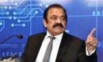 وزیراعظم کے مشیر سیاسی امور رانا ثنااللہ میڈیا سے گفتگو کر رہے ہیں۔
