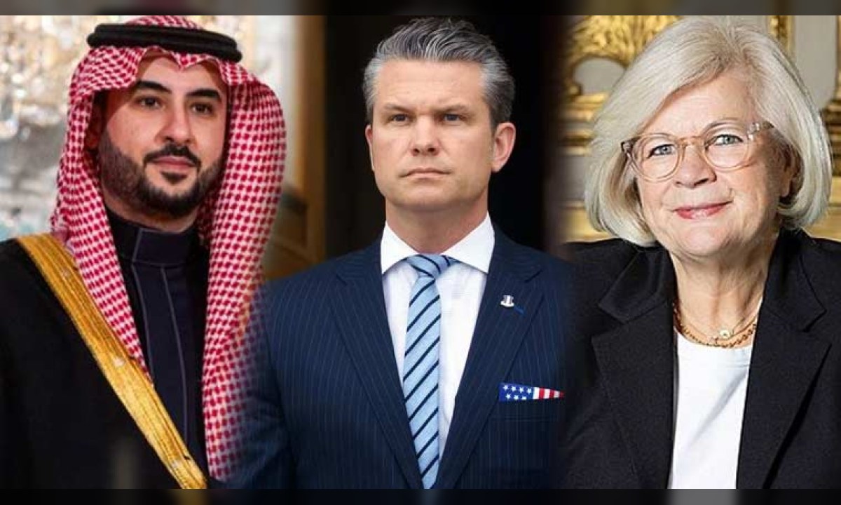 سعودی وزیر دفاع شہزادہ خالد بن سلمان کی مختلف ممالک کے وزرائے دفاع سے ملاقات اور رابطوں کی فضا۔