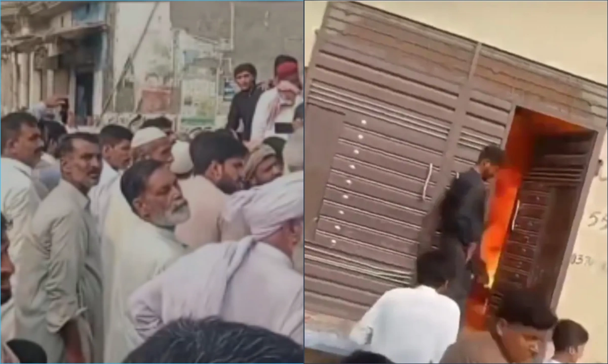 شیخوپورہ میں گستاخی کے الزام میں گرفتار عیسائی شخص کا گھر اور فارمیسی نذرآتش